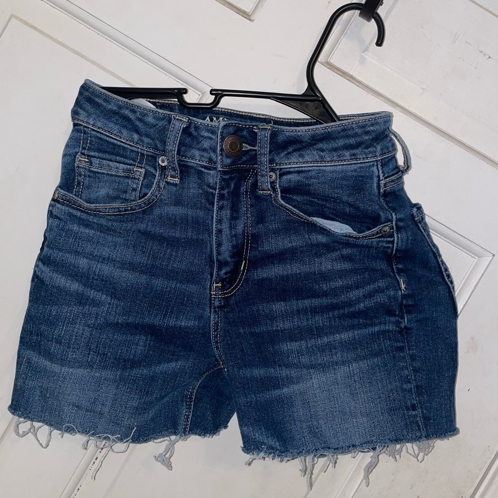 There are American eagle Jean shorts